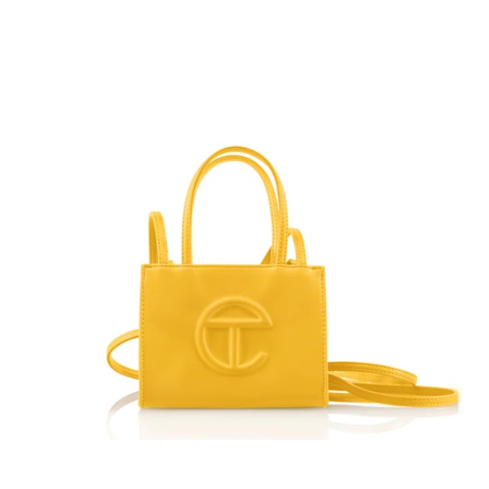 Authentic Telfar Small Shopping Bag - Yellow